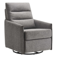 Modway Etta Upholstered Fabric Lounge Chair - Light Grey-Fabric Upholstery