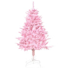 HOMCOM 4' Artificial Christmas Tree with Automatic Open - Pink-Pink colour create sweet atmosphere for ladies 