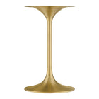 Modway Lippa 20" Round Wood Side Table - Gold Natural-6