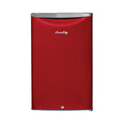 Danby 4.4 cu. ft. Contemporary Classic Compact Fridge - Black/Metallic Red-Energy Star compliant, energy-efficient to help you save money without sacrificing performance