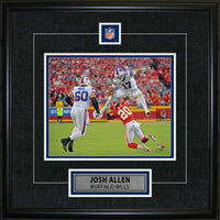 Josh Allen Pin & Plate Bills - Framed Print - 16" x 20"-Premium 8x10 framed