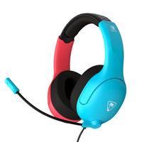 Turtle Beach Airlite Fit Wired Headset for Nintendo Switch - Neon Blue/Red-High Quality 40mm Speakers for Superior Sound