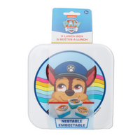 Danawares Nickelodeon Paw Patrol 3-Piece Square Lunch Box Set-Set of 3 square containers featuring your favorite Paw Patrol characters