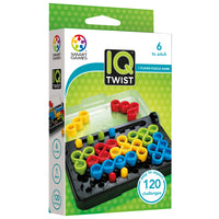 SmartGames IQ Twist Game 1-Player Puzzle Game -With puzzles ranging from simple challenges for beginners to complex challenges that will test advanced players, IQ Twist is a fun way to develop logical thinking skills and spatial reasoning abilities.