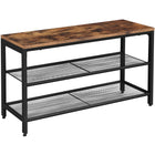 Vasagle Entryway Bench and Shoe Rack-Industrial design