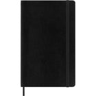 Moleskine Notebook - Large - Ruled/Plain - Soft Cover - 5" x 8.25" - Black-192 sheets