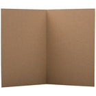 JAM Paper Blank Foldover Cards, A7 size, 5 x 6.63, 60lb Brown Kraft Paper Bag Recycled, 50 Pack (530910832g)-60 lbs.