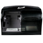 Scott Essential Single Roll Toilet Paper Dispenser - Black-Manual dispenser offers easy refills and maintenance with no lock