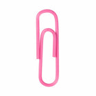JAM Paper Colored Standard 1" Paper Clips - Pink - 3 Packs of 100-Premium paper clips made from high quality vinyl coated steel wire