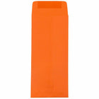 JAM Paper #11 Policy Business Coloured Envelopes - 4.5" x 10.375" - Orange Recycled - 25 Pack-Quantity: 25 envelopes per pack
