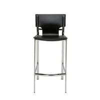 Plata Import Venice Stool, 30"H, Black, 2 Pack-Bar Stool