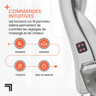 Sharper Image S-600 Active Lumbar Massage Chair - 27-3/4“ W x 30" D x 45-1/4" -48-1/4" H - White-Patented Active Lumbar expands and contracts as you lean forward and back