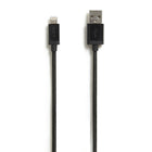 NXT Technologies 4 ft Braided Lightning to USB Cable - Black-4' braided cable resists snags and tangles