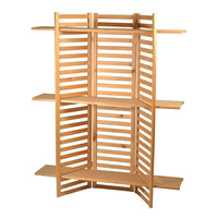 Eddie's Hang-Up Display Ltd. Wooden Folding Retail Shelving Unit, Pine (215300)-Retail display shelving unit that is ideal for a retail store or tradeshow