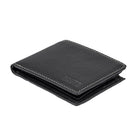 Roots Men's Slim Bifold Wallet with Top ID Wing - Black-8 Credit Card Slots
