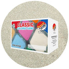 Sandtastik Classic Coloured Sand, 10 lb (4.5 kg) Box, Grey-Fine grain with natural sparkle throughout