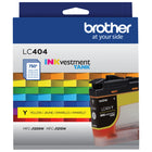 Brother Genuine LC404YS Standard-Yield Yellow Ink Cartridge-Professional colour inkjet print quality you can consistently rely on for up to 750 pages