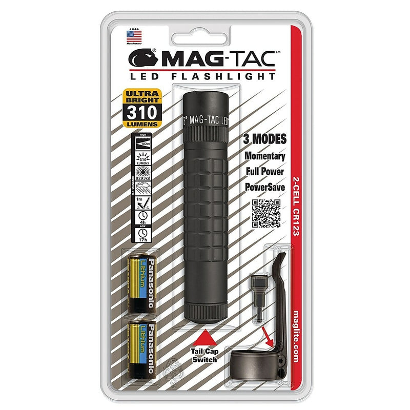 Maglite MAG-TAC 2-Cell LED Flashlight, Black (SG2LRE6) | staples.ca