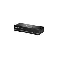 Aten 8PO Cat5e/6 VGA AD/VD Splitter, 1000'-Input: 1 x vga (hddb-15) male, audio input: 1 xmini stereo jack female