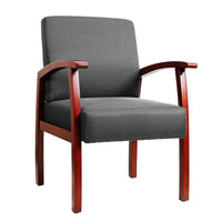 TygerClaw Mid Back Fabric Guest Chair (TYFC2326)-Upholstered in soft and durable Fabric