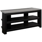 Monarch Specialties 2564 Tv Stand - 42"L/Black/Grey Top Corner-Tv Stand