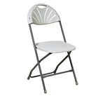 Work Smart Plastic Folding Chair, 4 Pack-Durable Construction