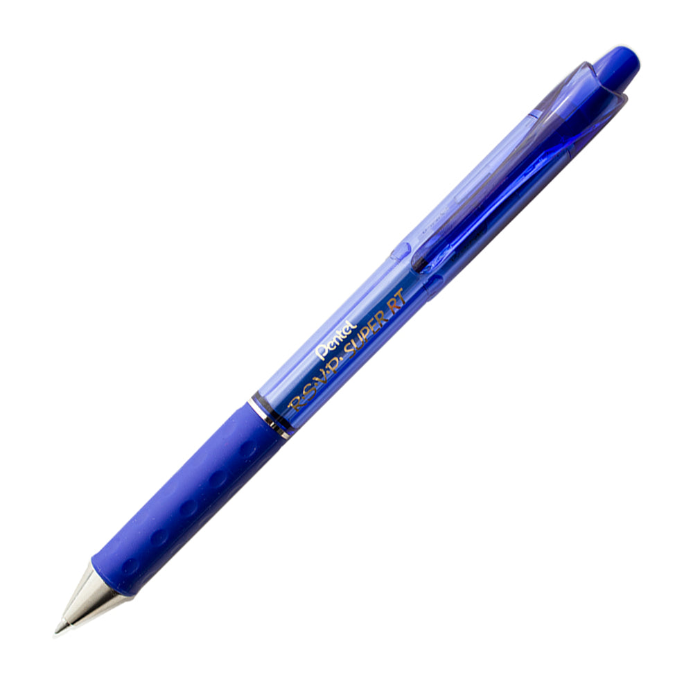 Pentel R.S.V.P. SUPER RT Ballpoint Pen - 0.7mm - Blue - 12 Pack