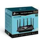 TP-Link Archer AXE75 AX5400 Tri-Band Wi-Fi 6E Router - Black-OFDMA technology increases capacity by 4 times to enable simultaneous transmission to more devices