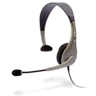 Cyber Acoustics AC-840 USB Mono Wired Headset - Grey/Black-Over-the-head USB Mono wired headset with adjustable headband