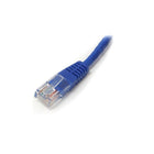 StarTech Category 5E Molded Utp Patch Cable, 35 ft., Blue-Connects workstation to wall outlet