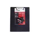 Duraply "Stay Clean" Clipboard - Black - Legal-3 layer polypropylene
