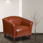 Flash Furniture HERCULES Imperial Series Cognac Leather Chair-CA117 Fire Retardant Foam