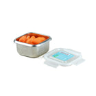 Minimal SQ Stainless Steel Containers - 500ml, 1000ml, 1700ml - Set of 3-Airtight and liquid-tight