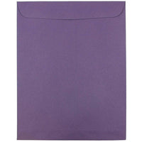 JAM Paper 10" x 13" Open End Catalog Envelopes, Dark Purple, 100 Pack (1287032f)-10" x 13"