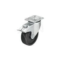 Blickle Heat-Resistant Thermoplastic Caster, Wheel Diameter: 4" (101.6 Mm), Caster Type: Swivel (LIK-POHI 102G-1)-Wheel Diameter: 4" (101.6 mm)