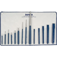 Aurora Tools Punch and Chisel Set, 14-Piece-Punch and chisel sets are an excellent way to keep your tools organized