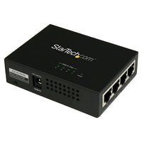 StarTech ® Injecteur Gigabit à 4 ports PoE+, 802.3at/af-Connectez, alimentez et utilisez facilement jusqu’à quatre appareils Gigabit alimentés par PoE