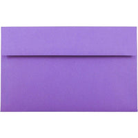 JAM Paper A10 Invitation Envelopes, 6 x 9.5, Brite Hue Violet Purple Recycled, 1000 Pack (28036B)-Violet