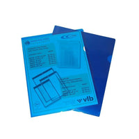 Filemode Poly View Folders, Blue, Letter, 60 Pack-Poly View Folders