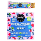 Healthy Crunch School Approved Berry Granola Bars-School Approved - Allergen-free, tree nut-free, peanut-free, gluten-free, dairy-free, vegan, low sugar, high fibre, contains protein, Non-GMO Project Verified