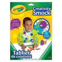 Crayola Paint Smock-Long sleeved for worry-free creativity.