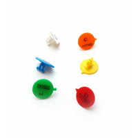 Dasco Security Seals - Red - 500 Pack-Versapak button security seals guarantee against seal debris