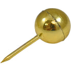 JAM Paper Metal Thumb Tacks Push Pins, Round Top, Gold, 100 Pack (22432213)-5