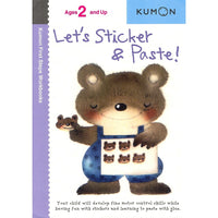 Kumon Publishing Kid's Educational Workbooks - Let'S Sticker And Paste - Grade Preschool JK - SK-Children's Educational