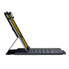 Logitech Universal Folio Case with Integrated Bluetooth Keyboard for 9-10" Tablets - Black-Designed according to Logitech’s high quality standards and is built to withstand years of everyday typing. A special strap securely closes your iPad and keeps it closed while being carried in your bag