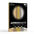 Astrobrights Coloured Cardstock - 8.5" x 11" - 65 lb/176 gsm - "Natural" 5 Color Assortment - 50 Pack-Natural colour card stock for creative and durable  projects. Colours include: Husk, Grocer Kraft, Honeycomb, Concrete, and Stone