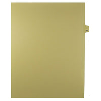 Mark Maker Legal Exhibit Index Tab Buff Single Tabs, 1/25th Cut, Letter Size, No Holes, Number 157, 25 Pack-Buff Single Tabs, 1/25th Cut