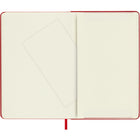 Moleskine Notebook - Medium - Ruled - Hard Cover - 4.5" x 7" - Scarlet Red-Dimensions: 4.5" x 7"