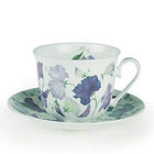 Roy Kirkham Breakfast Cups & Saucers - Sweet Pea (Lilac) (Set of 2)-Breakfast Cups & Saucer