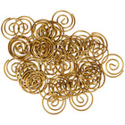 JAM Paper Circular Coloured Papercloops, Rose Gold, 50 Pack (21832061)-These Colourful paper clips are great for organzing papers and documents at home, school, or the office!